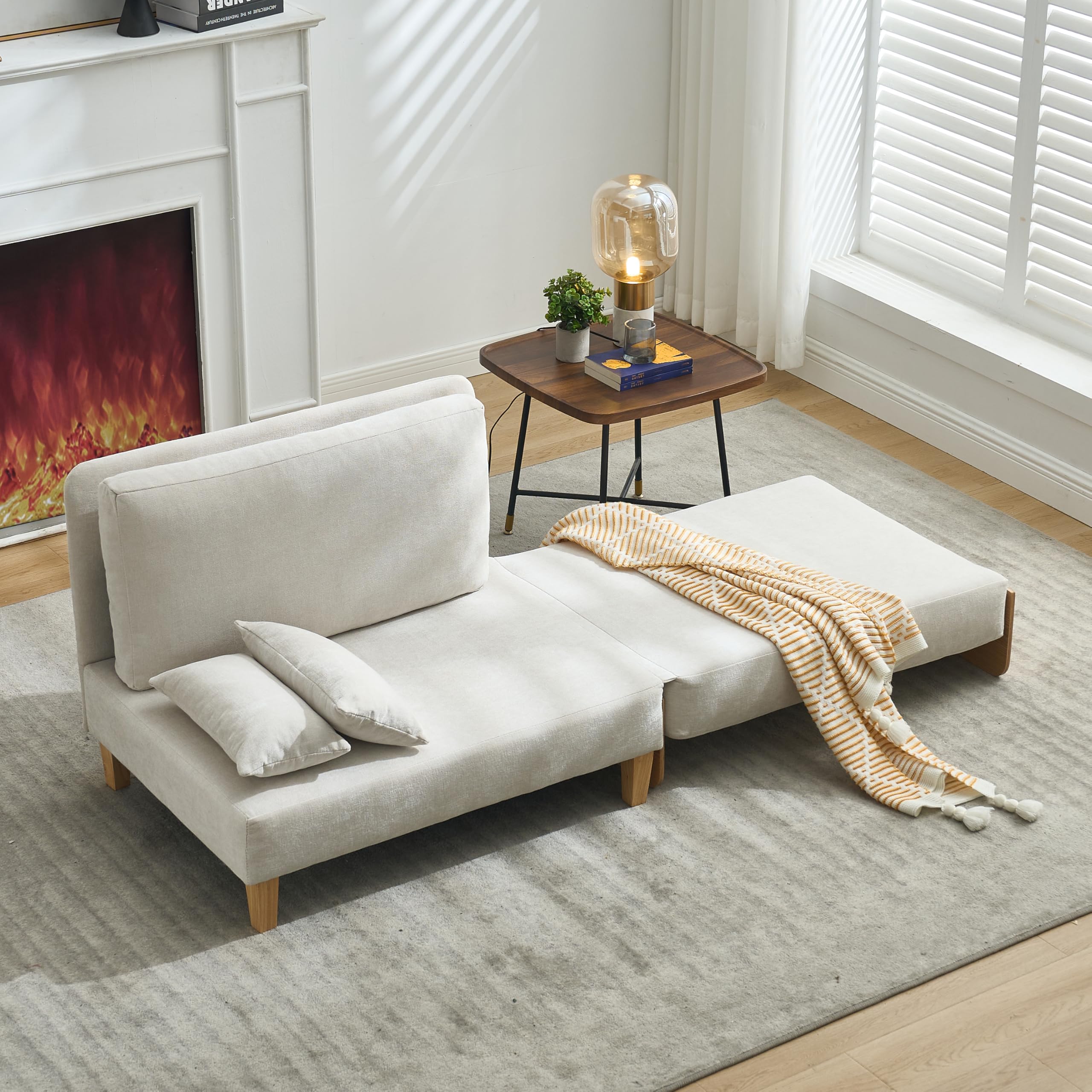 Amazon.com: TTK 3-in-1 Foldable Sofa Bed Recliner Sleeper, Mid